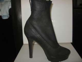 Jimmy Choo TRIXIE Shearling Platfrom Booties Boots 36.5  