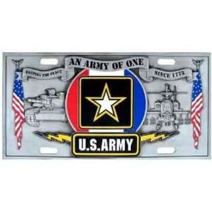  New   Army   3D License Plate by American Metal: Kitchen 