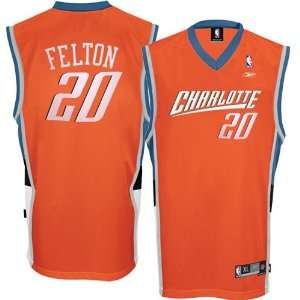 Reebok Charlotte Bobcats #20 Raymond Felton Orange Swingman Jersey