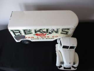   Smith Miller Mack Bekins Van Lines Toy Semi Truck and Trailer  