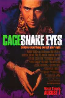 SNAKE EYES, KISS OF DEATH, CITY OF ANGELS MOVIE POSTER  