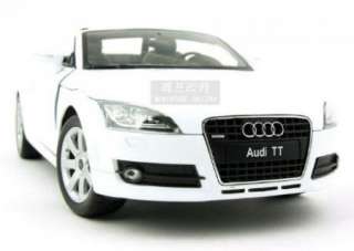 New 1:18 AUDI TT Roadster Coupe Open Diecast Model Car With Box White 