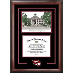  Western Kentucky University Alumni Mahogany Diploma Frame 