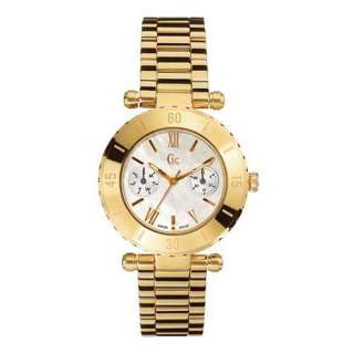 NEW GUESS COLLECTION WOMENS SPORT DIVER CHIC GOLD BRACELET GC WATCH I 