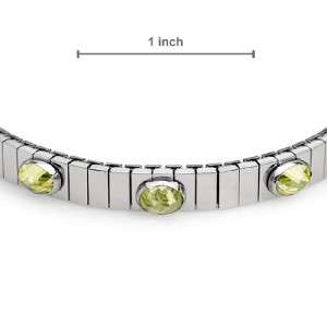 NOMINATION ITALY THREE STONE CRYSTALS & ST/STEEL LADIES BRACELET 7 