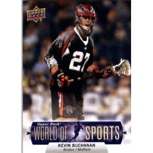  2011 Upper Deck World of Sports Lacrosse Card #190 Kevin Buchanan 