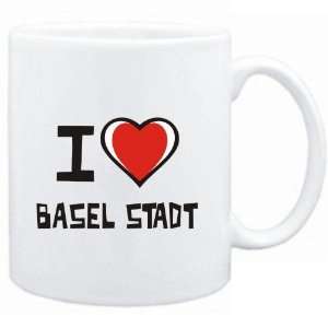  Mug White I love Basel Stadt  Cities