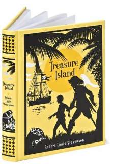 Treasure Island LEATHERBOUND SEALED HARDCOVER WITH RIBBON MARKER 