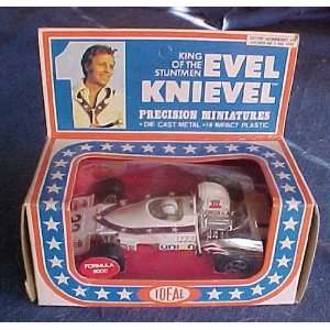  Vintage Ideal Evel Knievel 1976 Die cast Formula 5000 Car 