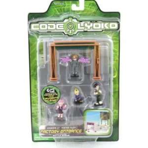 Code Lyoko PVC Mini Figure Set Factory Entrance