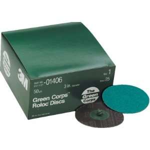 3M Marine 1397 2IN GREEN CORPS ROLOC 36 GRIT GREEN CORPS ROLOC DISCS 