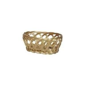  Vinyl Reed Basket Oval Willow 6 x 9 x 3H, Oval Dark 