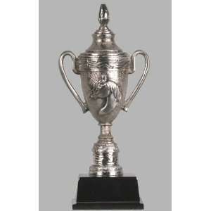  Small Horse Head Trophy Cup   Pewter Finish