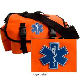 Orange EMS EMT Trauma Rescue Bag Field Hospital First Aid Doctors Bag 