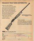 1979 franchi trap 530 trap automatic shotgun ad 