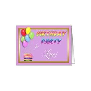  Laci Birthday Party Invitation Card Toys & Games
