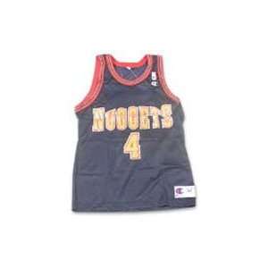  Denver Nuggets Tony Battie #4 Replica Jersey Sports 