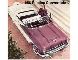 1956 Pontiac Convertible Auto Refrigerator Magnet  