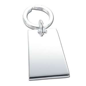  Natico Key Ring, Curve Cupola Silver (60 C1058) Office 
