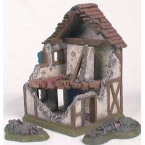  Ruined Tudor House Miniature Gaming Building Toys & Games