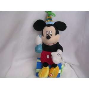  Mickey Mouse Music Box ; Happy Birthday 12 Plush Toy with 