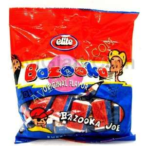 Elite Bazooka Joe Original Flavor Bubble Gum 6 oz:  Grocery 