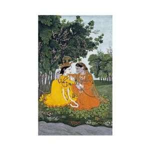  Kangra   Lovers In A Forest Giclee Canvas: Home & Kitchen