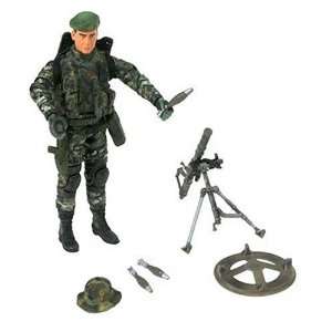  1:18 Elite Force Army Desert Ops: Mortar Crew: Toys 