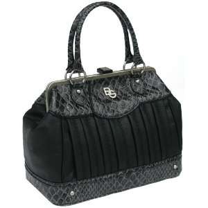  BCBGeneration GEN104SX Scalloped Satchel Bag   Black 