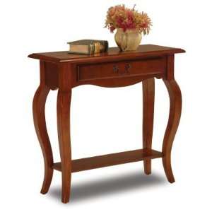  Leick Bentwood Display Shelf Oak Console Table