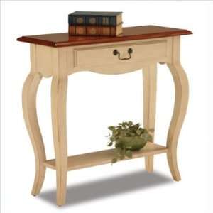  Leick Furniture Favorite Finds Console Table Ivory Finish 