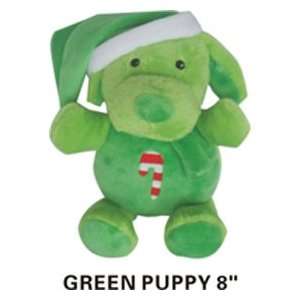    Great China Holiday Green Christmas Puppy 8 Inch: Pet Supplies