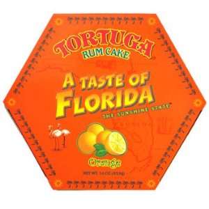 Tortuga Rum Cakes 16oz Florida Orange Rum Cake:  Kitchen 