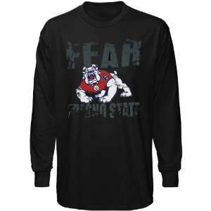  Fresno State Bulldogs Black Fear Fresno State Long Sleeve 
