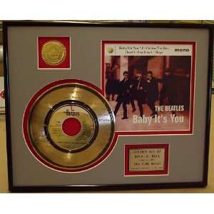  The Beatles Ill Follow the Sun Framed 24kt Gold Record 