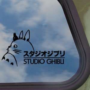  TOTORO Black Decal Ghibli Laputa Jdm Anime Window Sticker 