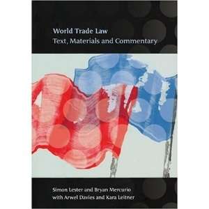   Law Text, Materials and Commentary [Paperback] Simon Lester Books