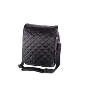  Fashion Messenger Bag, Vertical, Quilted Look and Padded 