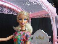 Princess Bed/Bedroom Set for Vintage Barbie Dolls B42  