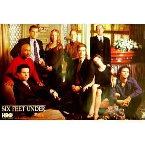    Six Feet Under Cast Hbo Tv Show 22x34 Poster