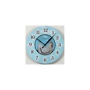  Country Fresh Rooster Wall Clock 
