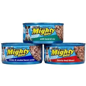  Mighty Dog Loaf Variety Pack   Beef/Gourmet Dinner/Lamb 
