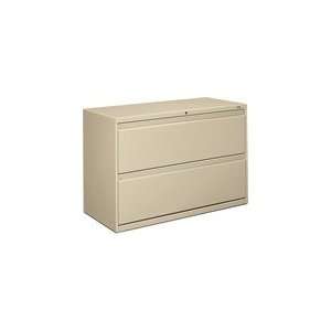    Hon 800 Series 42 Lateral File with Lock in Putty
