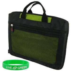   10.1 Inch Netbook Carrying Bag (Checkpoint Friendly   Green / Black