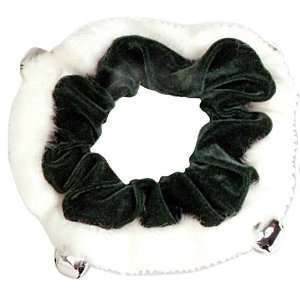    Kyjen Holiday Green Velvet Bell Collar   Medium: Pet Supplies