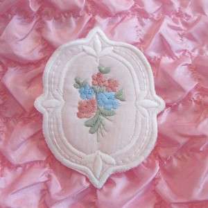 ADORABLE EMBROIDERED FLOWER APPLIQUES TOOOO SWEET!!!  