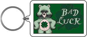 Care Bears Bad Luck Clover Bear lucky KeyChain Green party favor 