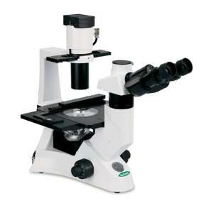   Microscope with Trinocular Head, Halogen Illumination, 4X, 10X, 20X