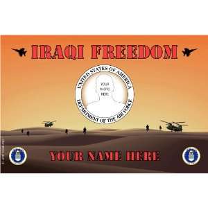  Air Force Iraqi Freedom Small House Flag 
