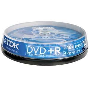  TDK LightScribe 16x DVD+R Media (48775)  